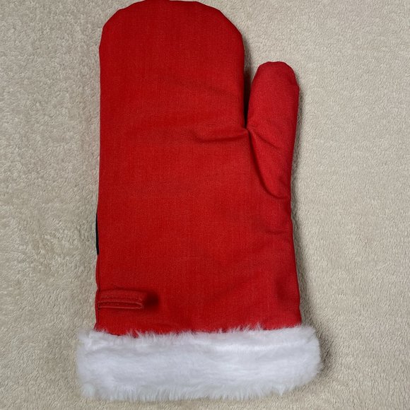 Funny Christmas Pot Holder Stocking and Glasses with Beard, Eyebrows - Picture 4 of 9